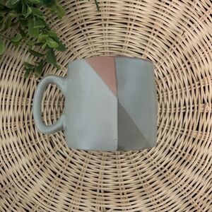 HEARTH & HAND WITH MAGNOLIA Natural Earth Pink Geo Stoneware Coffee Tea Boho Mug